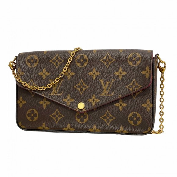 LOUIS VUITTON Brown Monogram Pouch - Picture 1 of 13